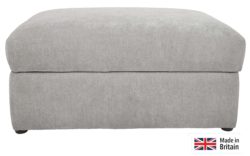 Heart of House - Eton - Fabric Storage Footstool - Grey